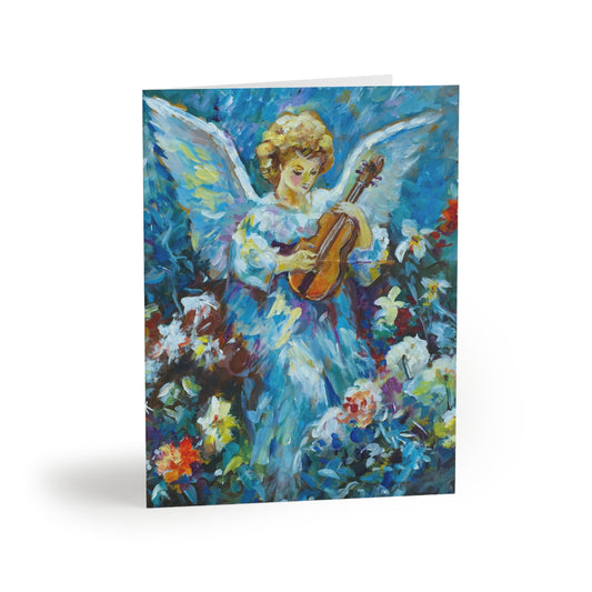 Angel with Violin - Greeting cards (8, 16, and 24 pcs)