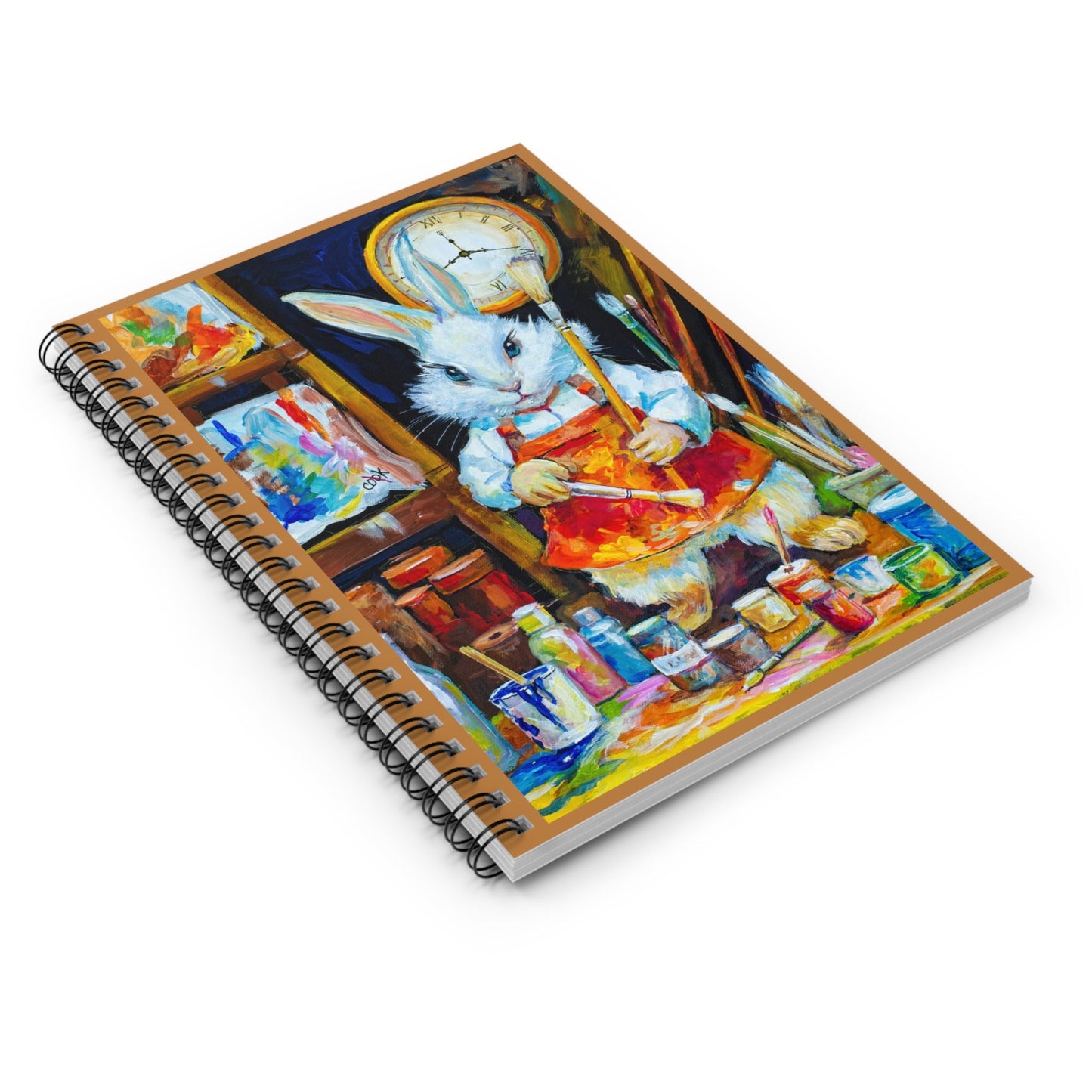 Blossom Bunny Artistic - Spiral Journal / Notebook Ginger's Art and Gift Shop