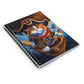 Captain Cook Cat - Spiral Journal / Notebook Ginger's Art and Gift Shop