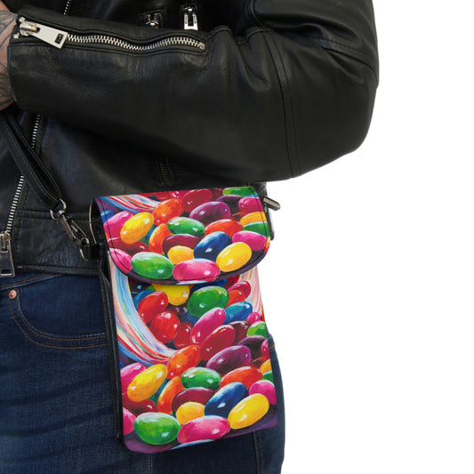Jelly Bean Small Cell Phone Wallet Ginger's Art and Gift Shop