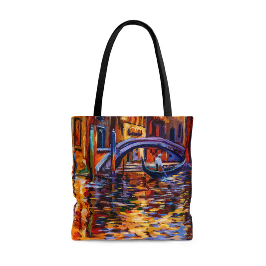 Venice Canal and Doorway MMW Tote Bags - AOP Tote Bag MWW Ginger's Art and Gift Shop