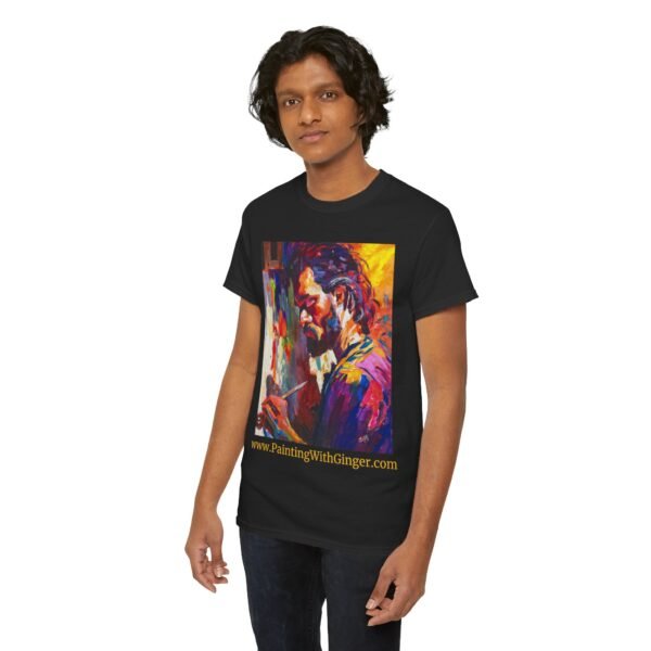 Bohemian Artist Graphic Gildan Unisex Cotton T-Shirt - Image 19