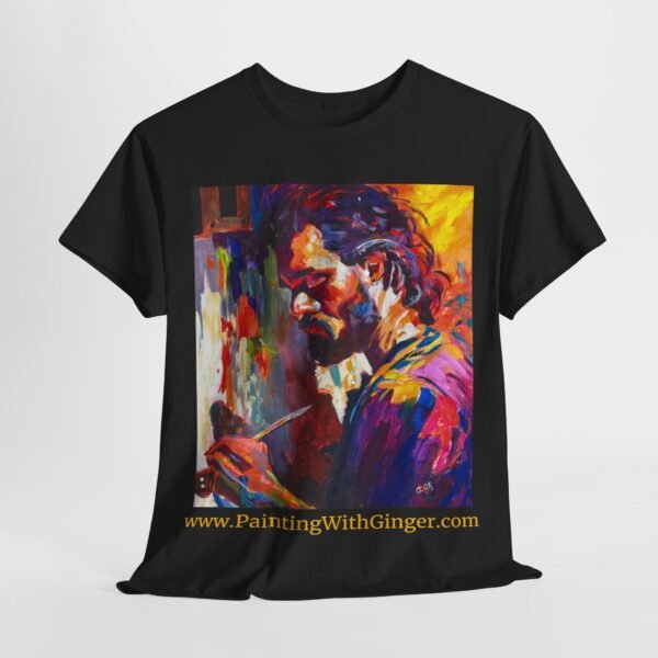 Bohemian Artist Graphic Gildan Unisex Cotton T-Shirt - Image 6