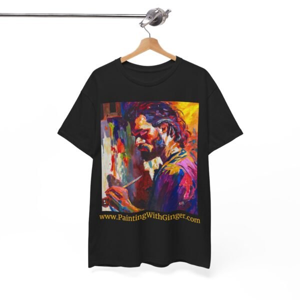 Bohemian Artist Graphic Gildan Unisex Cotton T-Shirt - Image 7