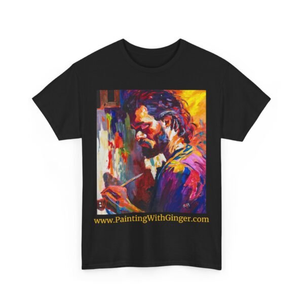 Bohemian Artist Graphic Gildan Unisex Cotton T-Shirt - Image 3