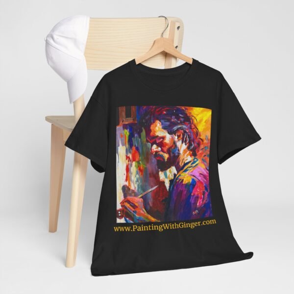 Bohemian Artist Graphic Gildan Unisex Cotton T-Shirt - Image 8