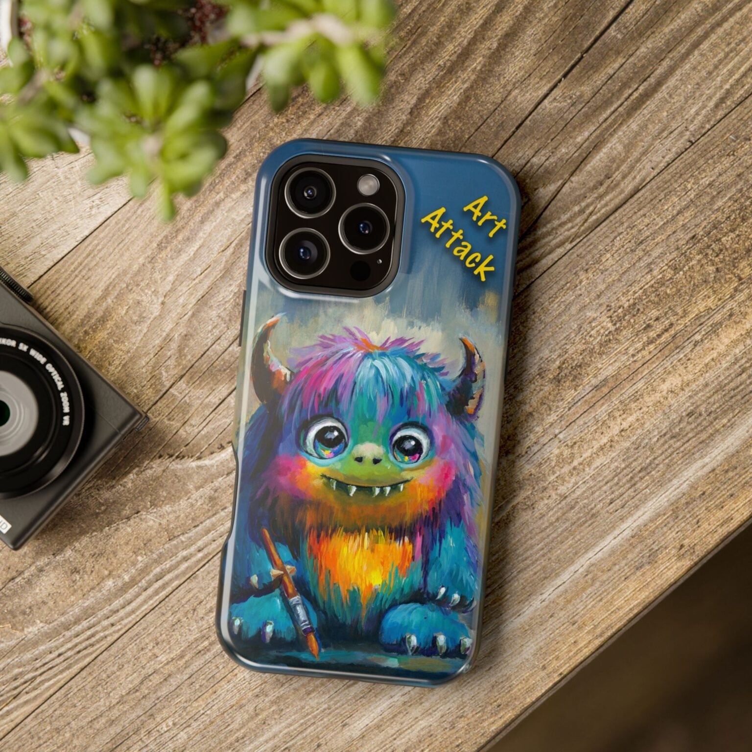 "Art Attack" iPhone Tough Cases Ginger's Art and Gift Shop