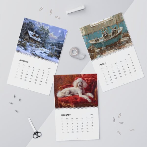 2025 Variety AI Image Wall Calendars with accompanying Resources - Image 4