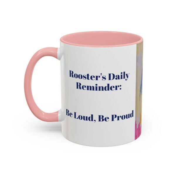 Majestic Morning Callers - Bold and Beautiful Roosters Accent Coffee Mug (11, 15oz) - 8 Different Colors - Image 7