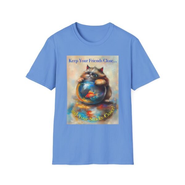 Funny Cat T-Shirt – Keep Your Snacks Closer Graphic Tee - Unisex T-Shirt - Image 14