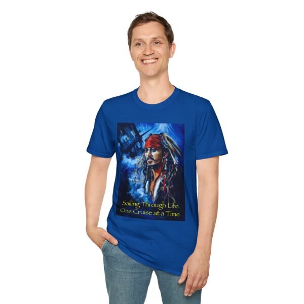 Pirate Adventure Tee – Sailing Through Life Cruise Shirt - Adventure Graphic Tee for Pirate and Cruise Lovers - Image 2