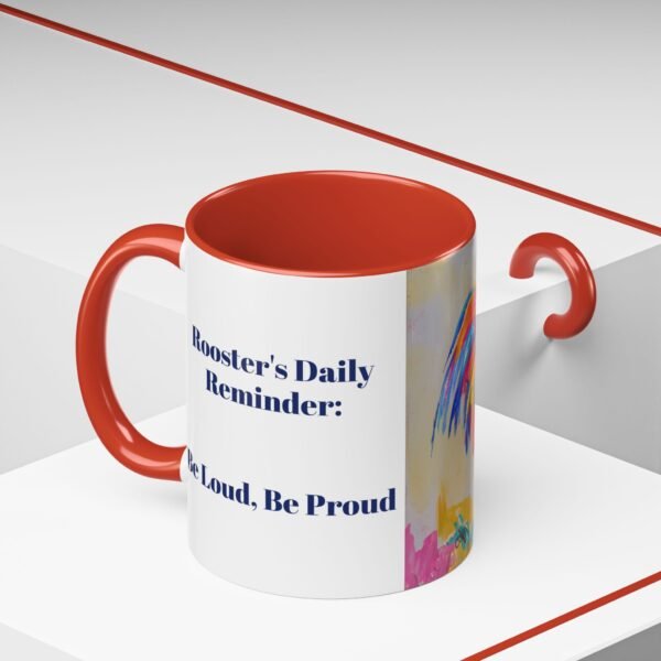 Majestic Morning Callers - Bold and Beautiful Roosters Accent Coffee Mug (11, 15oz) - 8 Different Colors - Image 10