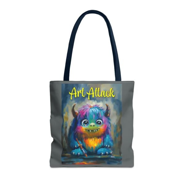 Art Attack Tote Bag - Show Your Style. You never know when an Art Monster will attack! - Image 28
