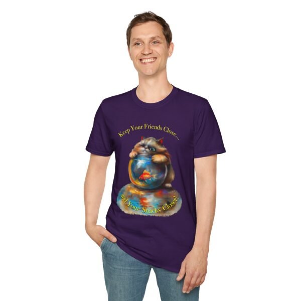 Funny Cat T-Shirt – Keep Your Snacks Closer Graphic Tee - Unisex T-Shirt - Image 4