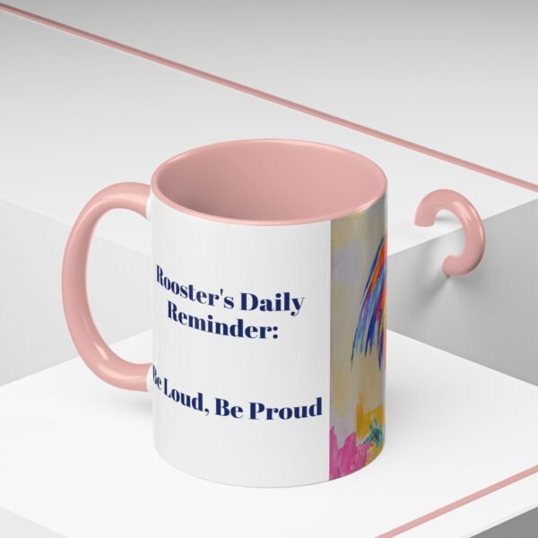 Majestic Morning Callers - Bold and Beautiful Roosters Accent Coffee Mug (11, 15oz) - 8 Different Colors - Image 8