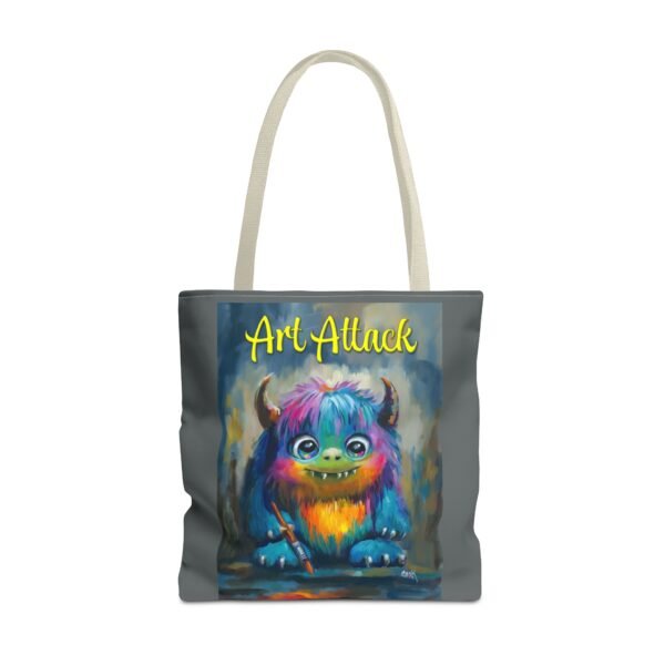 Art Attack Tote Bag - Show Your Style. You never know when an Art Monster will attack! - Image 24