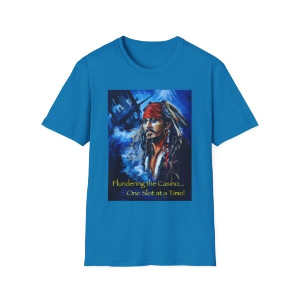 Pirate Casino Adventure T-Shirt – Plundering Slots in Style - Graphic Tee for Pirate and Cruise Lovers - Image 7