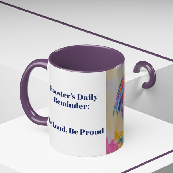 Majestic Morning Callers - Bold and Beautiful Roosters Accent Coffee Mug (11, 15oz) - 8 Different Colors - Image 14