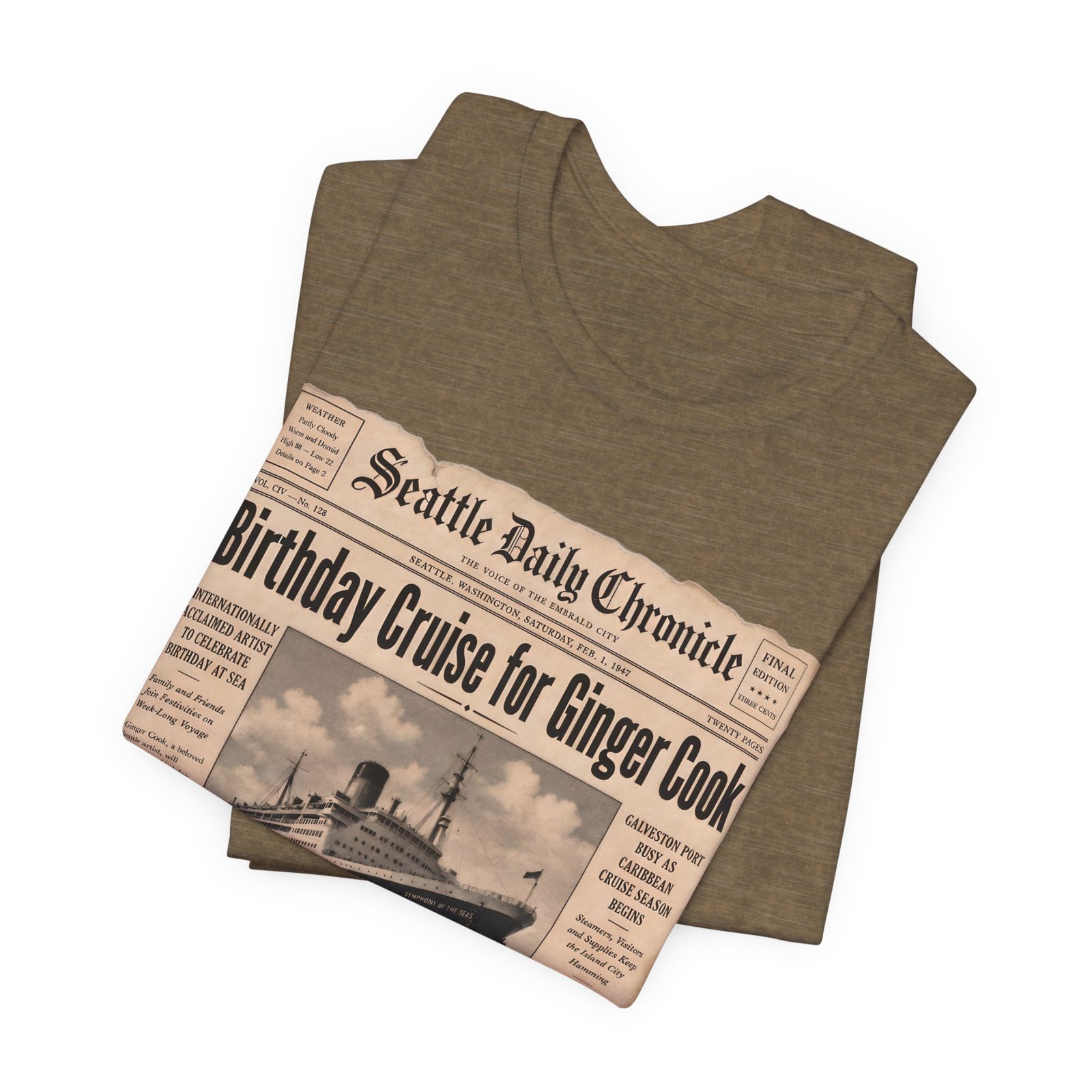 Ginger Cook 80th Birthday Cruise T-Shirt – Symphony of the Seas 2027 - Image 36