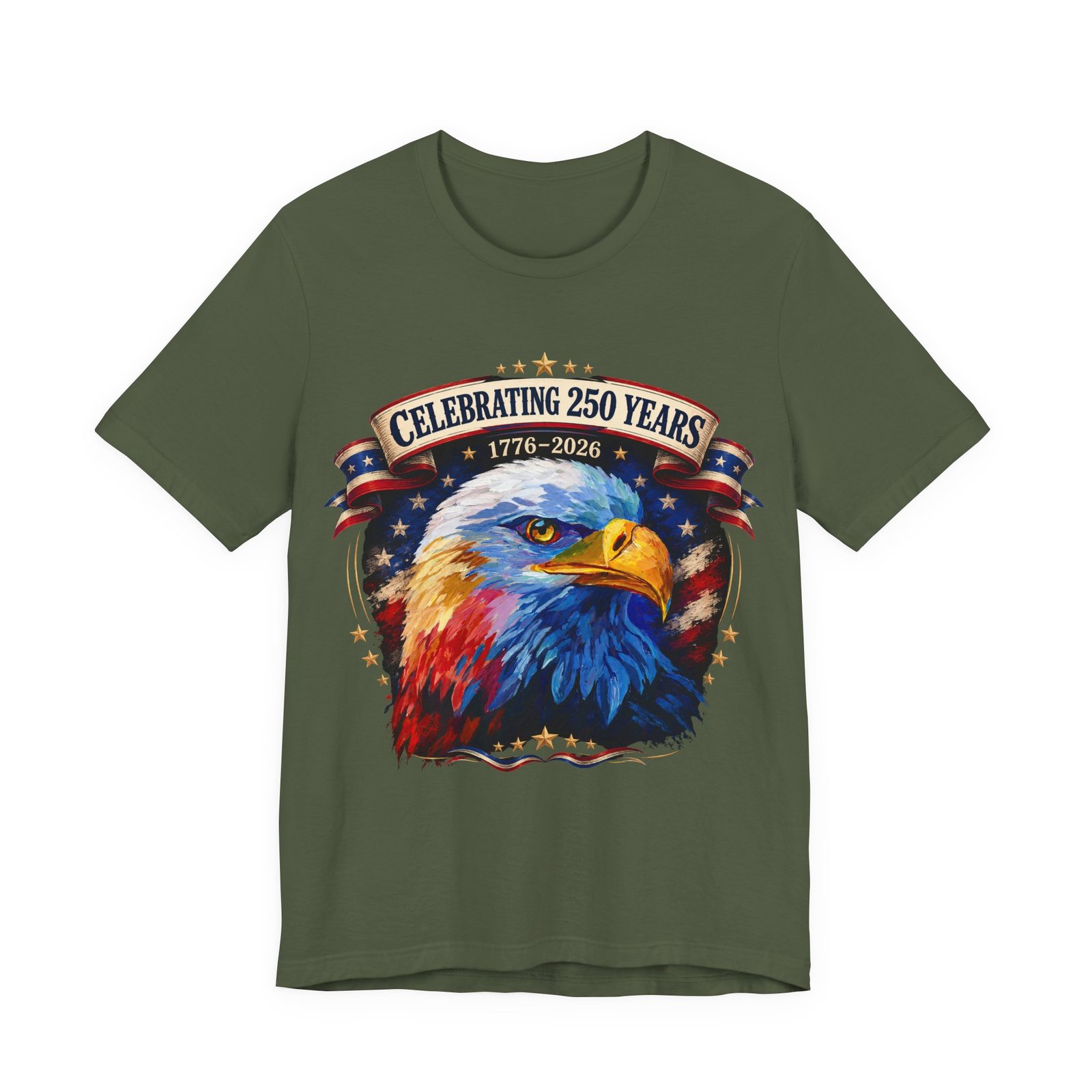 The 250 Years of Freedom Commemorative Tee – Original Eagle Painting - Image 14