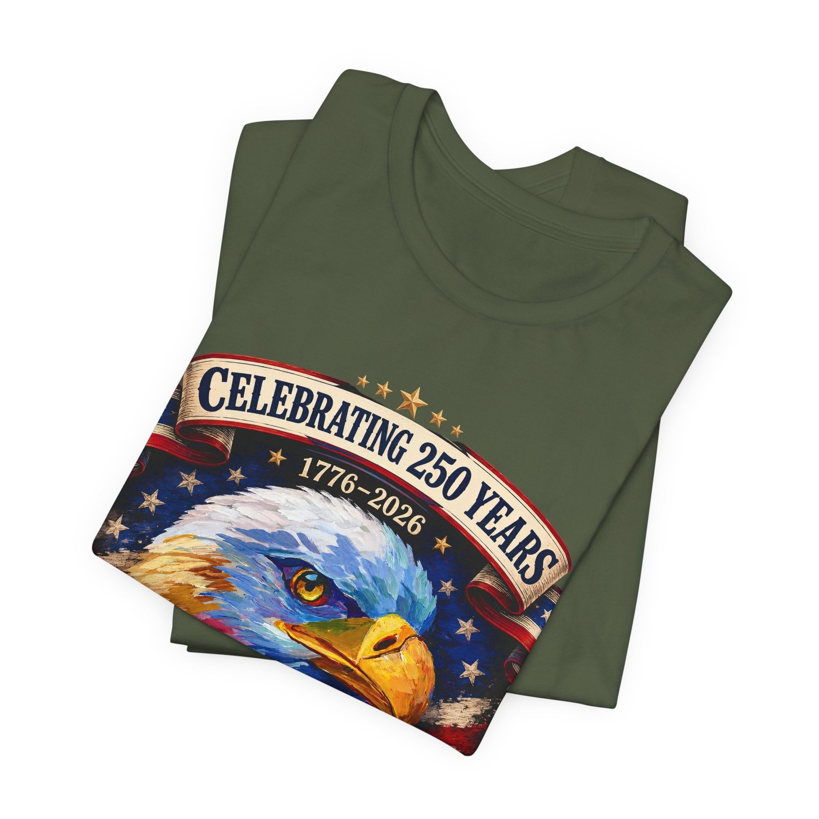 The 250 Years of Freedom Commemorative Tee – Original Eagle Painting - Image 16