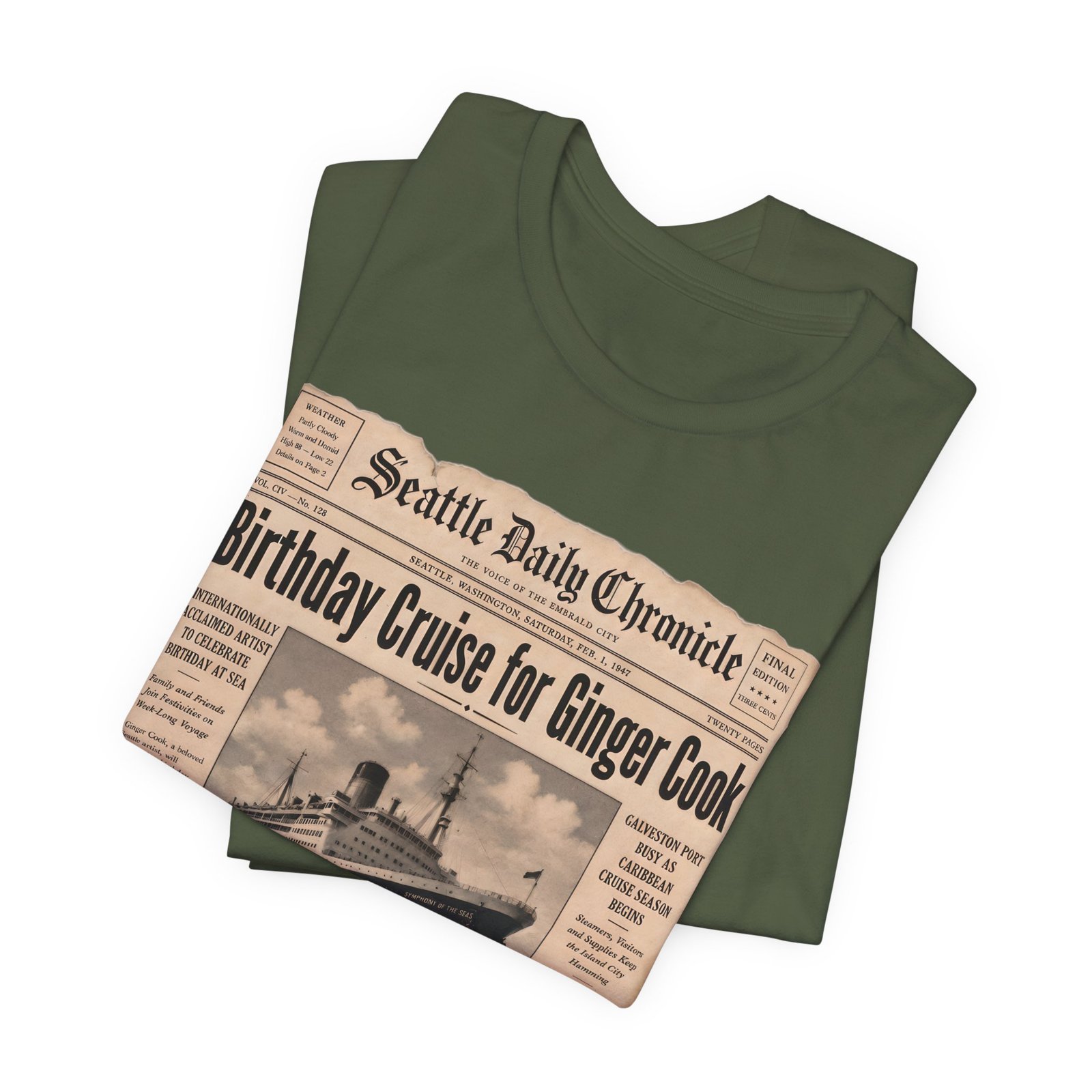 Ginger Cook 80th Birthday Cruise T-Shirt – Symphony of the Seas 2027 - Image 16