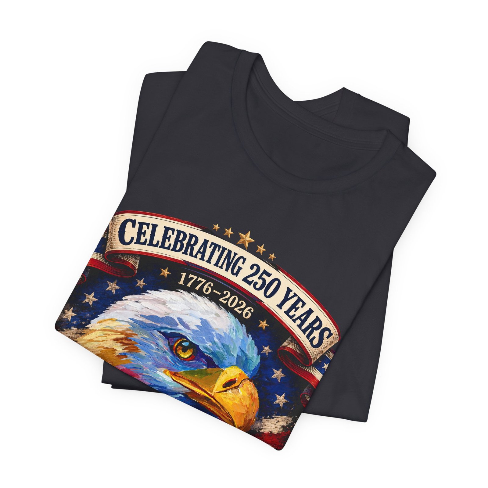 The 250 Years of Freedom Commemorative Tee – Original Eagle Painting - Image 12