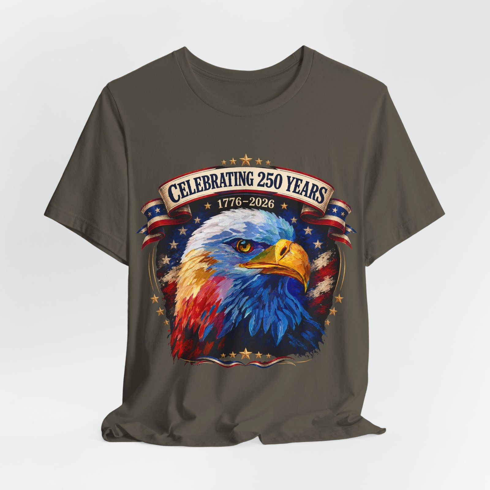 The 250 Years of Freedom Commemorative Tee – Original Eagle Painting - Image 9
