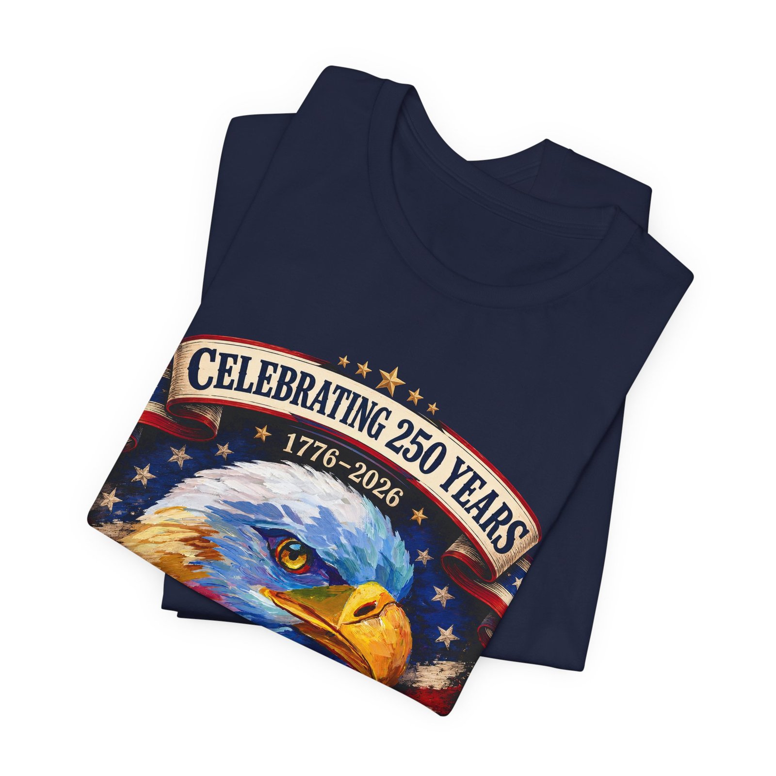 The 250 Years of Freedom Commemorative Tee – Original Eagle Painting - Image 20