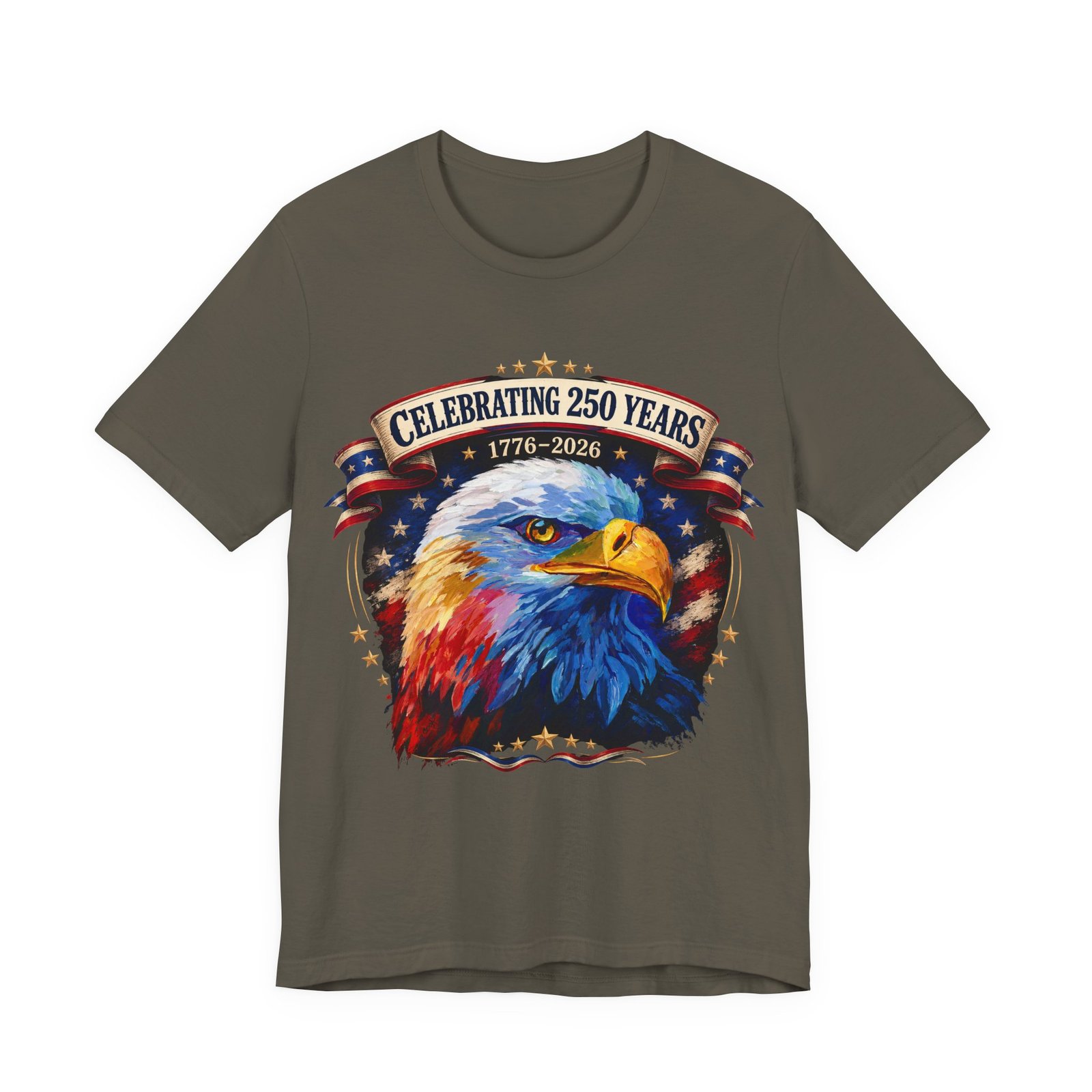 The 250 Years of Freedom Commemorative Tee – Original Eagle Painting - Image 6