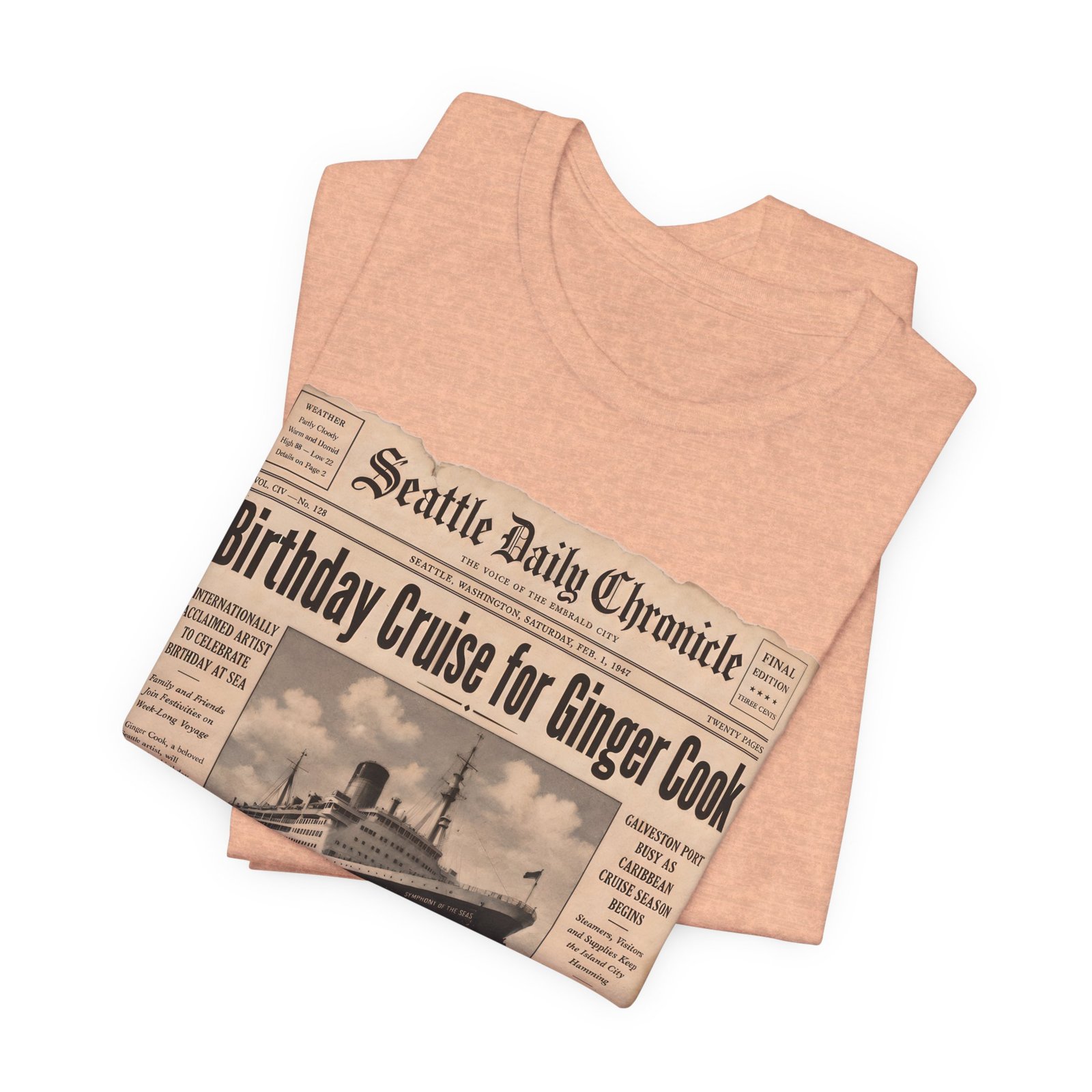 Ginger Cook 80th Birthday Cruise T-Shirt – Symphony of the Seas 2027 - Image 32